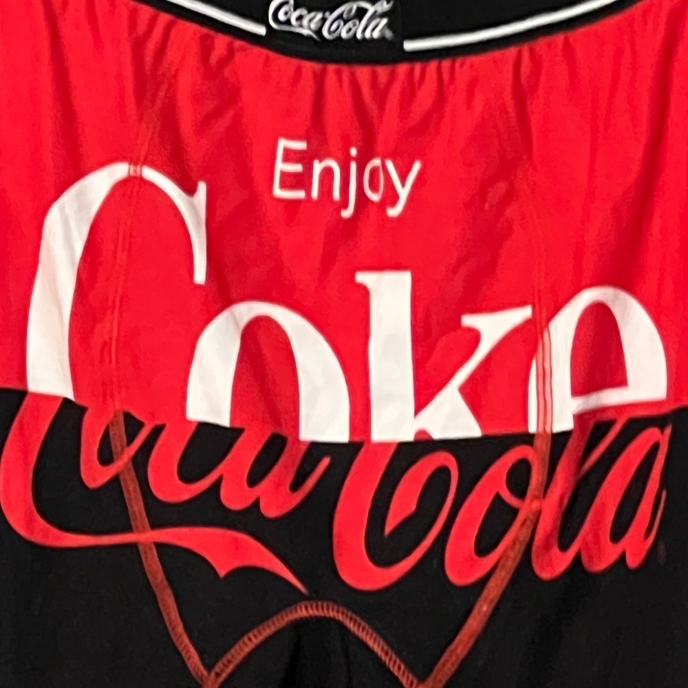 Coca-Cola Red and Black Boxer Shorts XXL - Picture 3 of 3